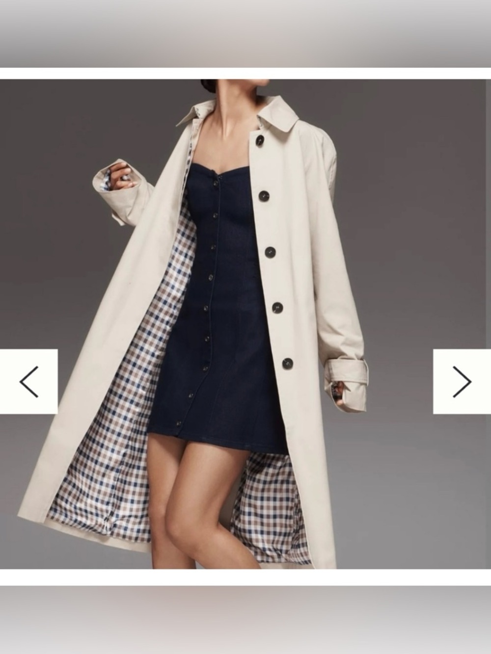 NWOT Anthropologie Avec Les Filles Trench Coat